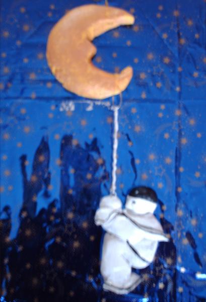 pierrot en pâte à sel
