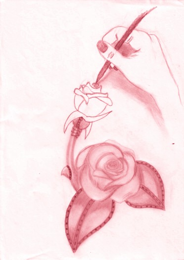 rose métallique