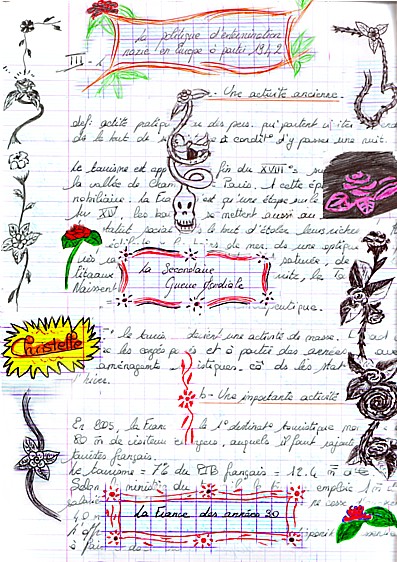 cahier d'histoire